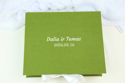 Dėžutė - natūralus linas